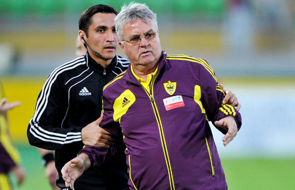 Guus Hiddink has previously managed PSV Eindhoven, Chelsea and Real Madrid, as well as the Dutch and Russian national teams.