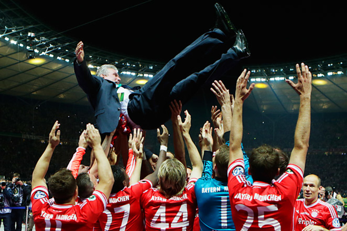 The win was the last game for Bayern coach Jupp Heynckes, who will be replaced by Pep Guardiola.
