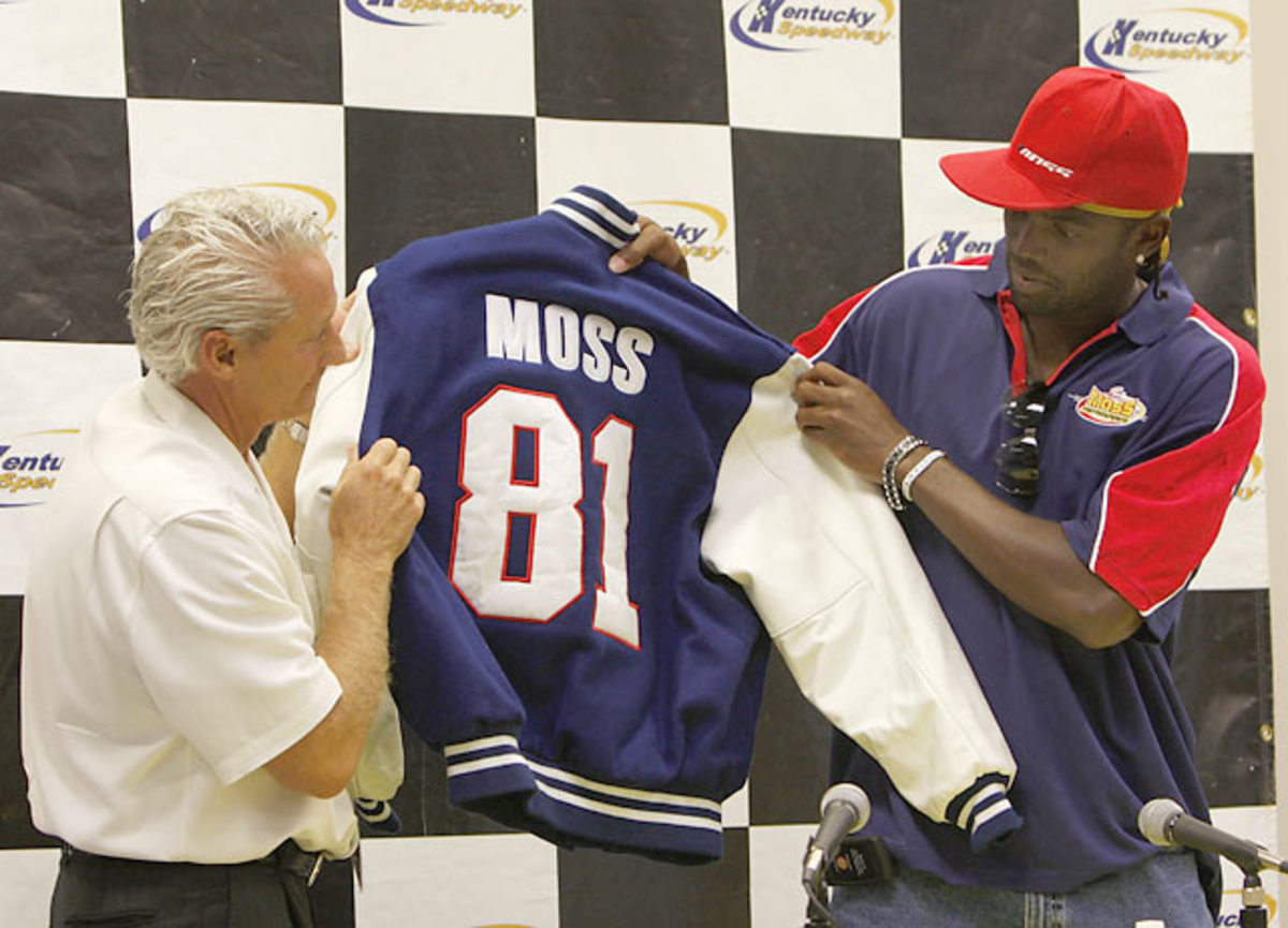 Mark Cassis and Randy Moss