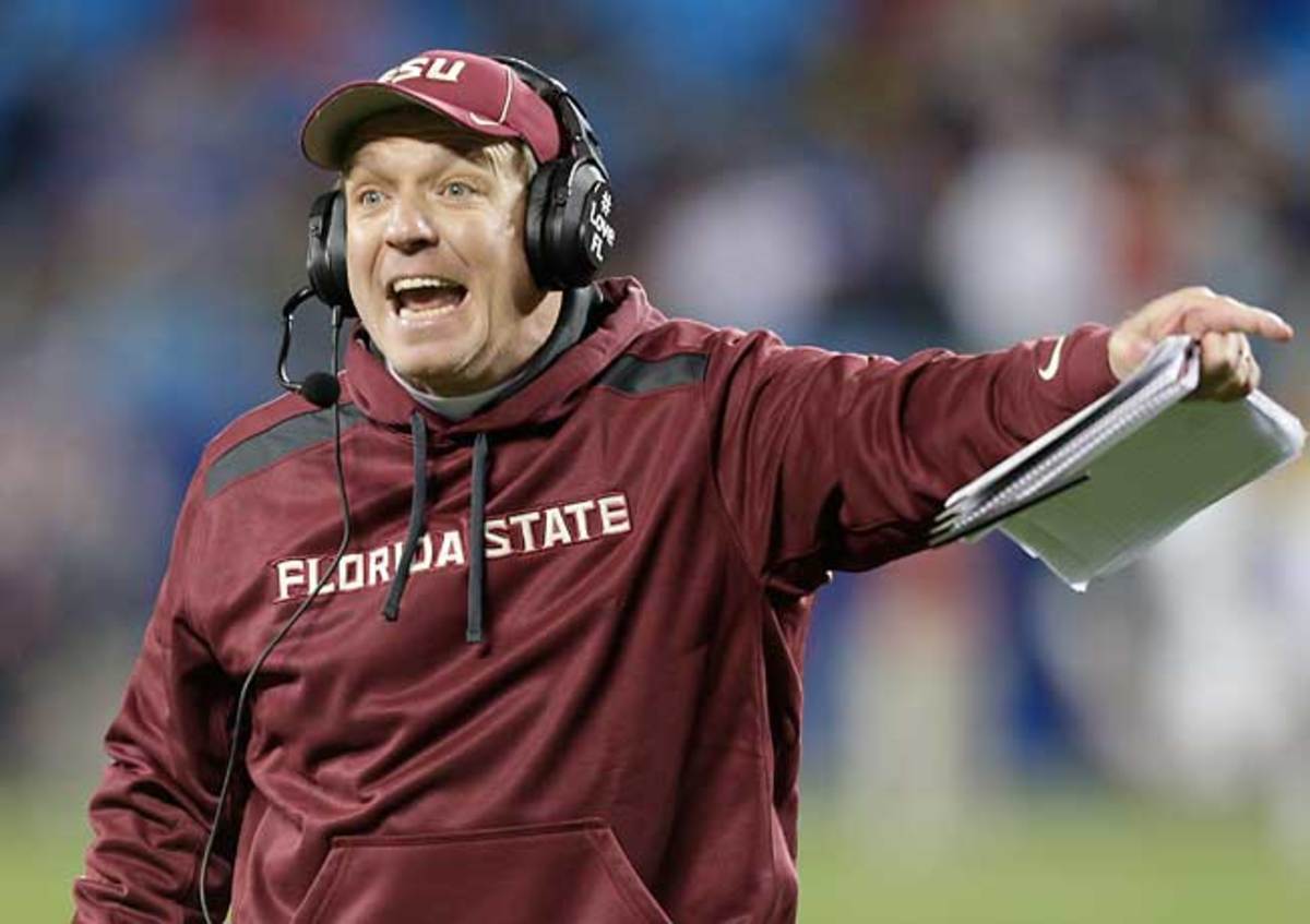 Jimbo Fisher is 44-10 in TK years as the coach at Florida State (AP Photo/Chuck Burton)