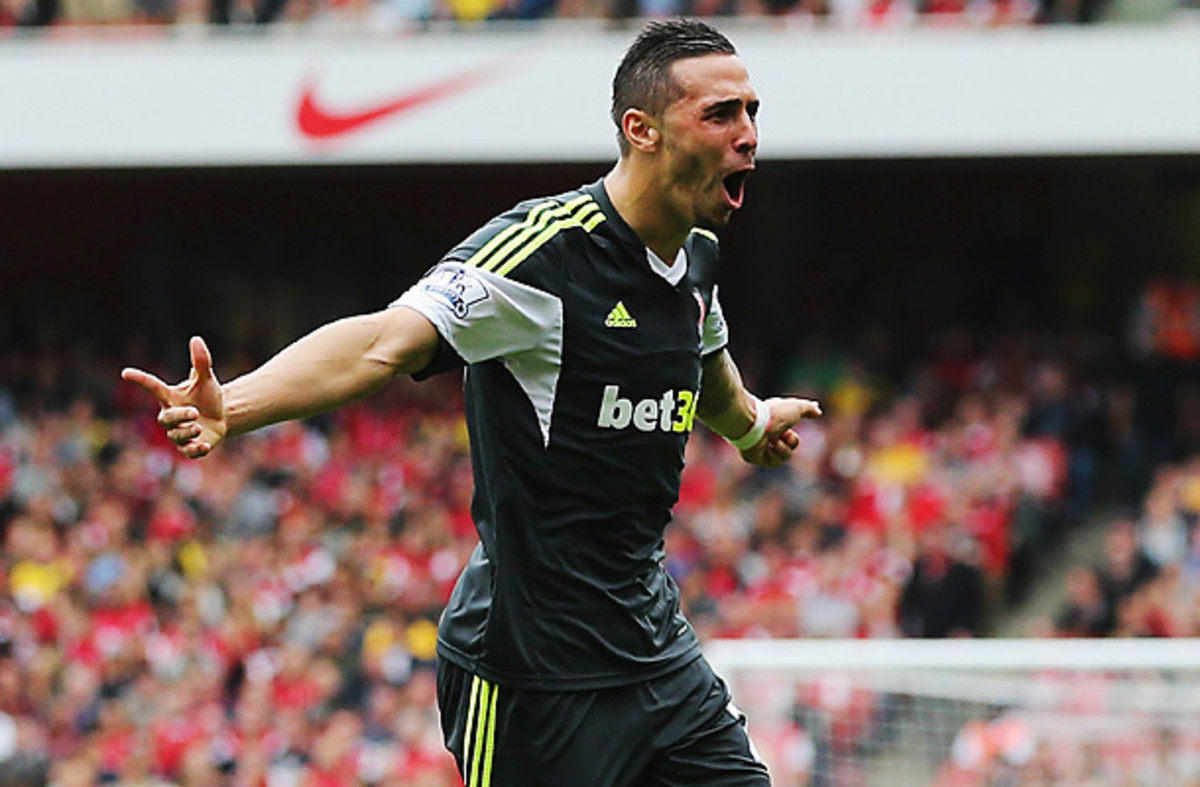 Geoff Cameron scores first goal for Stoke City at Arsenal Sports