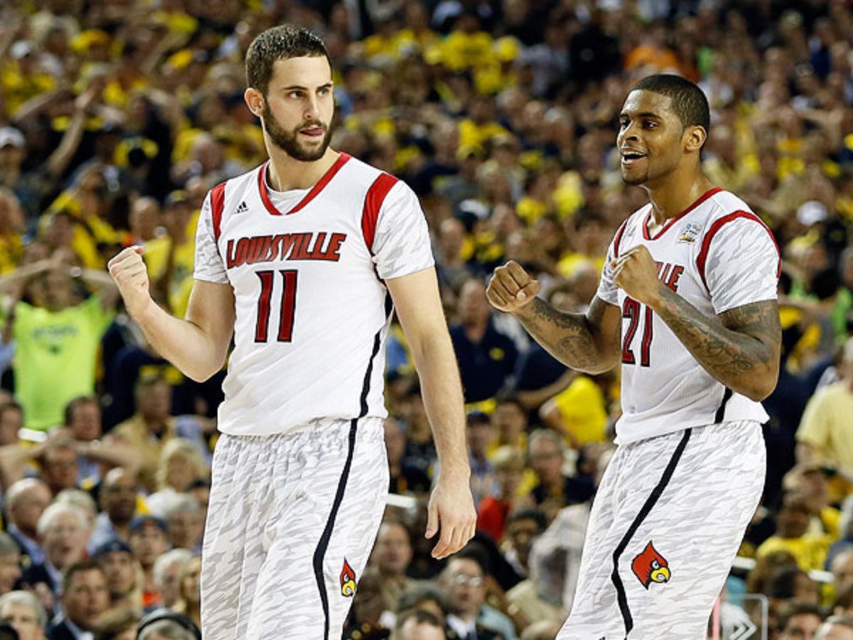 Luke Hancock scored 20 points en route to Louisville's Final Four win over Wichita State. (Kevin C. Cox/Getty Images)