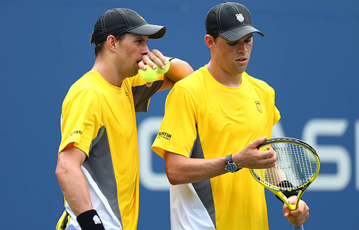Bob and Mike Bryan were looking to become the first doubles pair since 1951 to win all four majors in one calendar year.