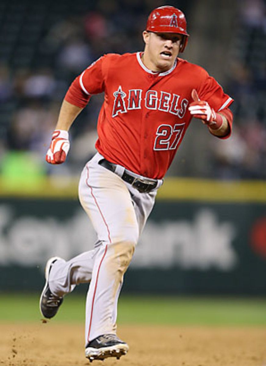 After hitting .326 with 30 home runs and stealing 49 bases as a rookie, Mike Trout is sure to top most fantasy drafts this spring.