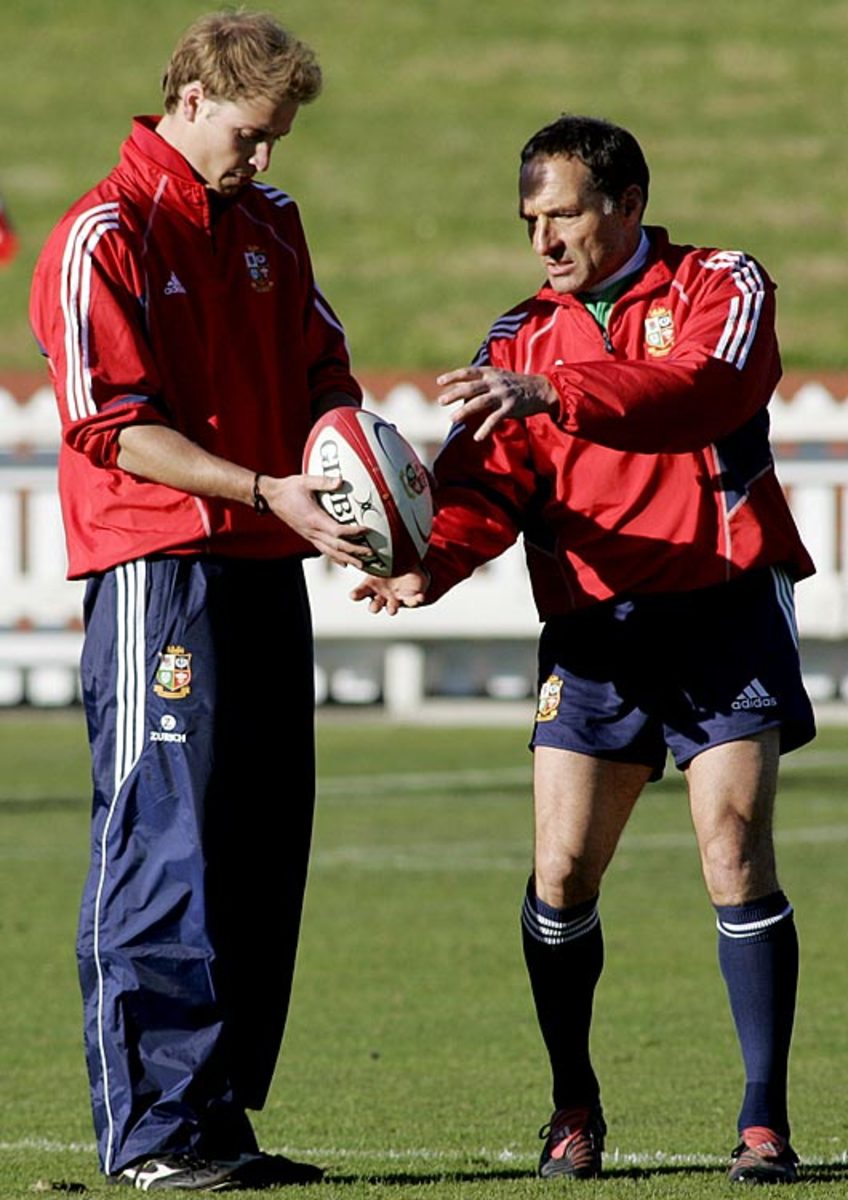 Prince William and Dave Alred