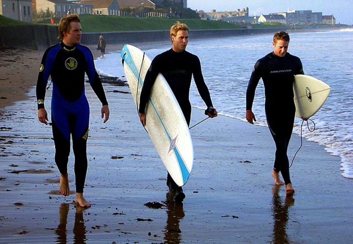 Prince William and friends