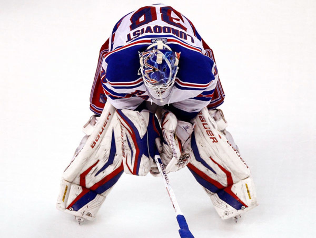 Henrik Lundqvist of the New York Rangers