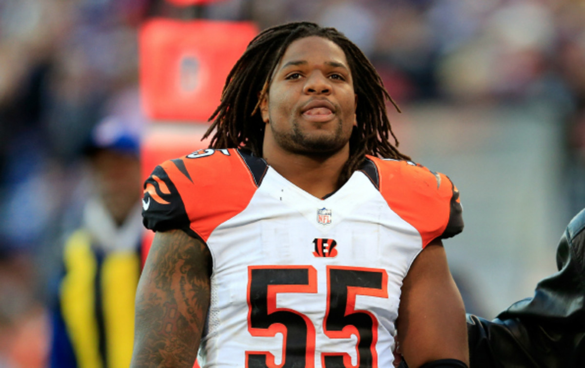 Vontaze Burfict leads the Bengals D with 76 tackles.