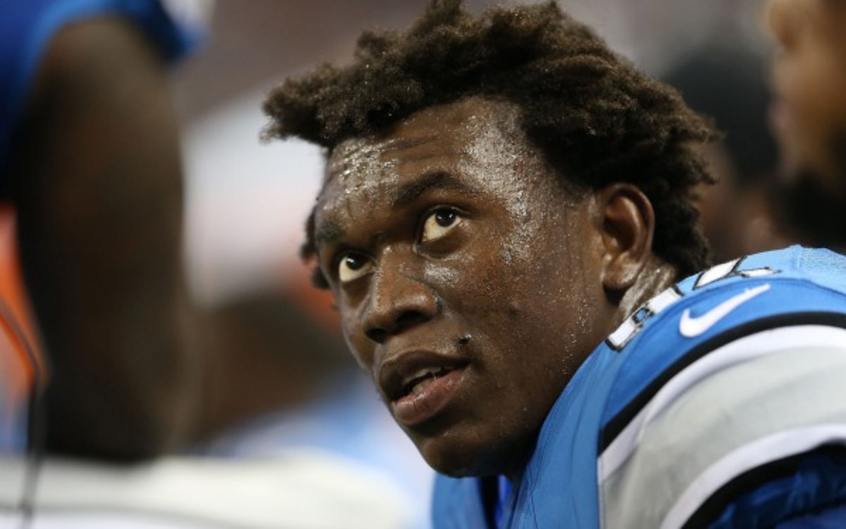 Lions defensive end Ziggy Ansah returned to practice following a concussion. (Leon Halip/Getty Images)