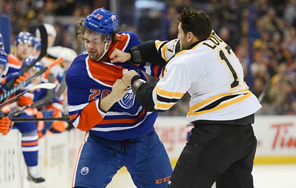 Milan Lucic of the Boston Bruins was involved in a bar fight in Vancouver.