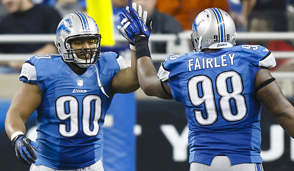 Ndamukong Suh and Nick Fairley may be the best DT combo in the league, but is that enough to get the Lions back in the playoffs? (Rick Osentoski/AP)