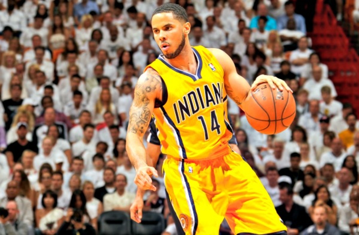 D.J. Augustin was drafted eighth overall by Charlotte in the 2008 NBA Draft. (Isaac Baldizon/NBAE via Getty Images)