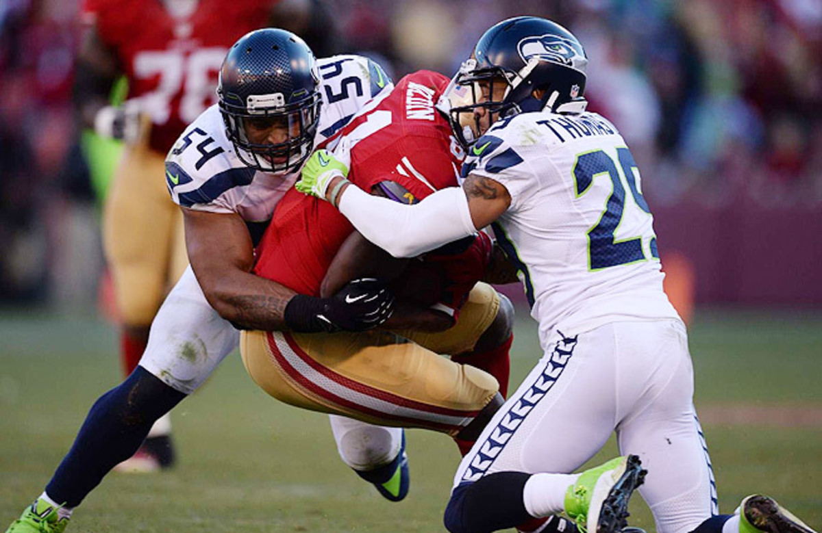 Seattle entered the game on a seven-game win streak, but its D faltered several times down the stretch.