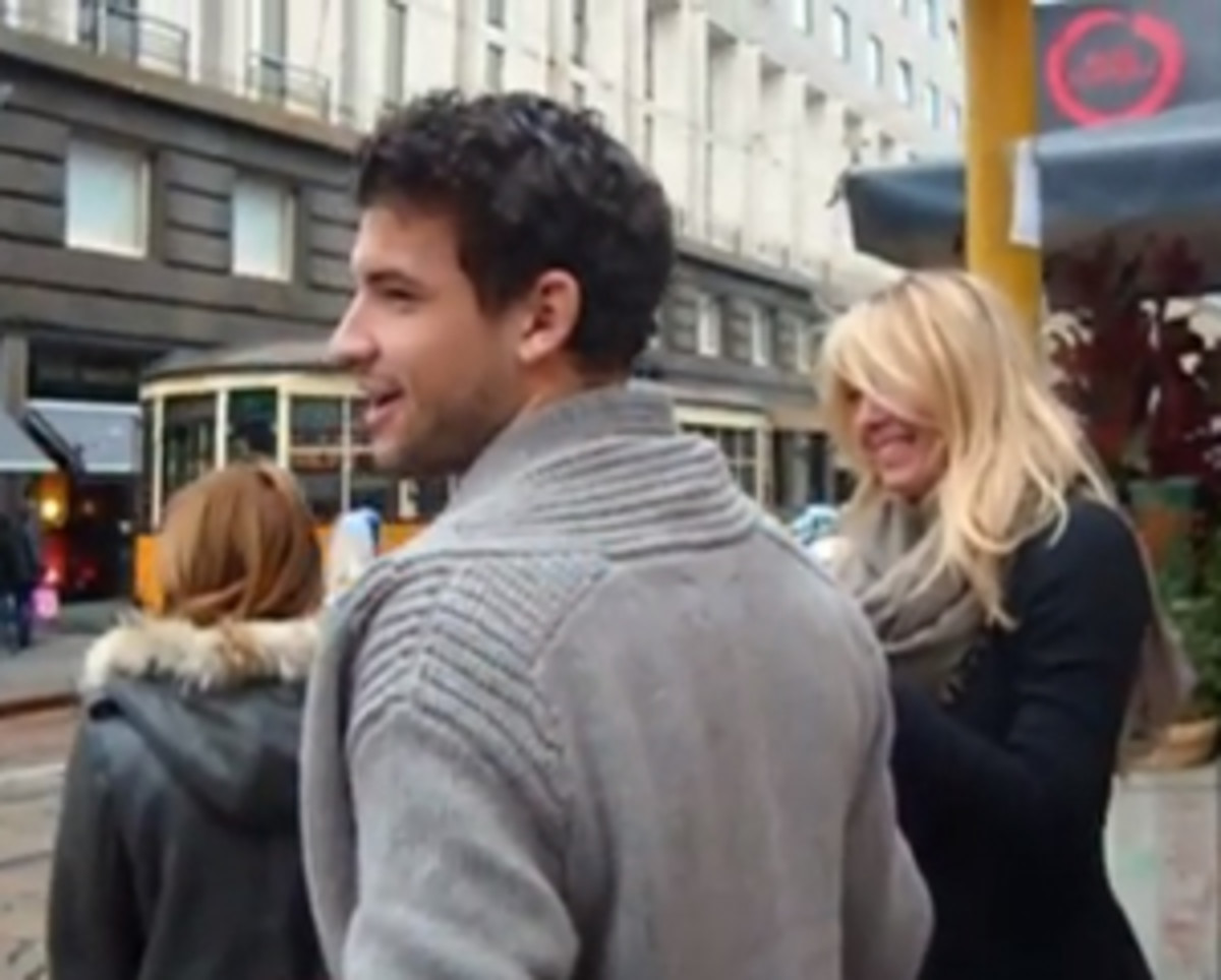 Grigor Dimitrov was spotted walking the streets of Milan with Maria Sharapo...