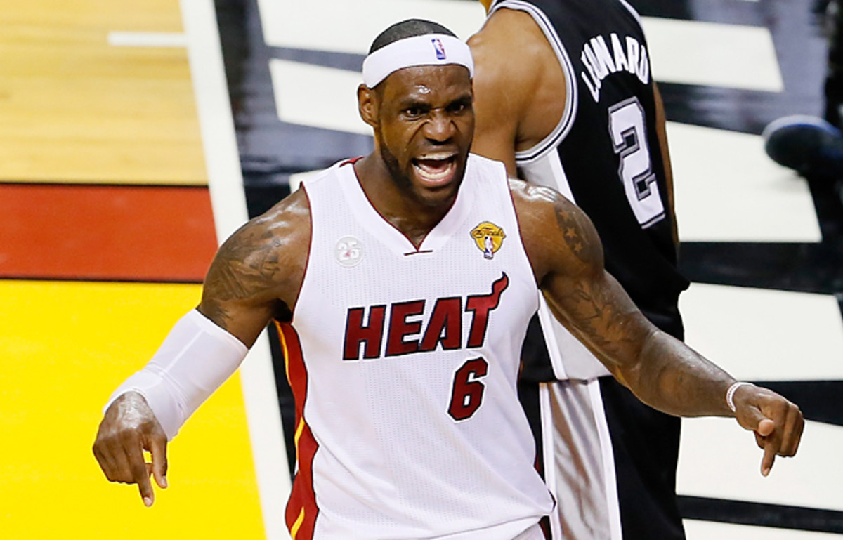 LeBron James and his Heat teammates may wear nicknames on their jerseys for a game this season.
