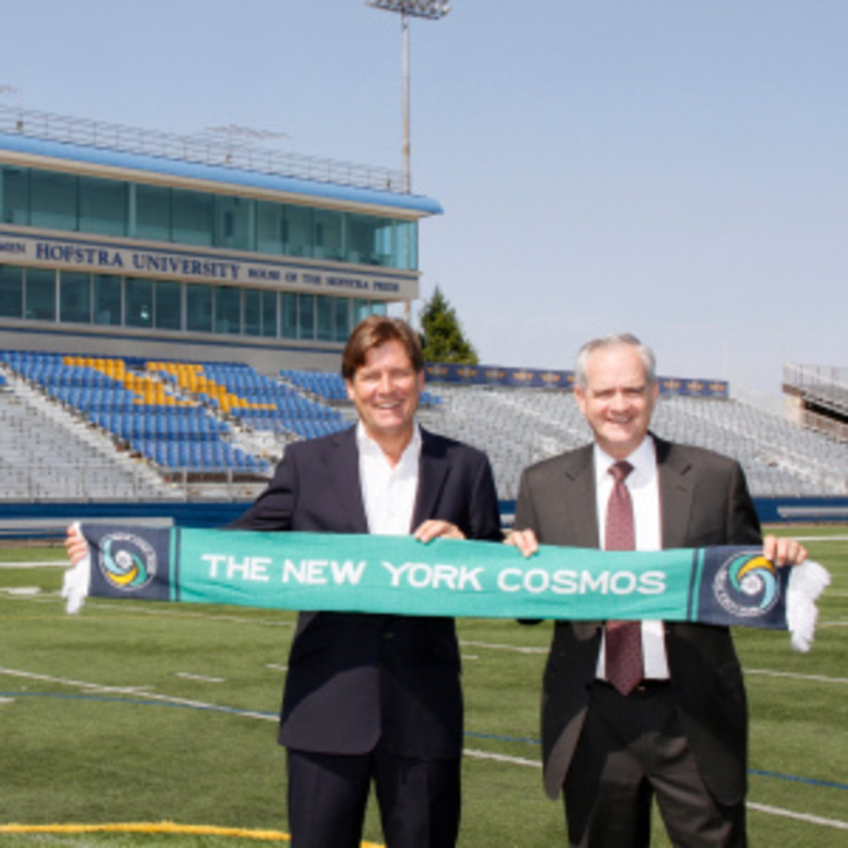 The New York Cosmos are set to play at Hofstra but could be getting a new $400 million stadium. (Janette Pellegrini)
