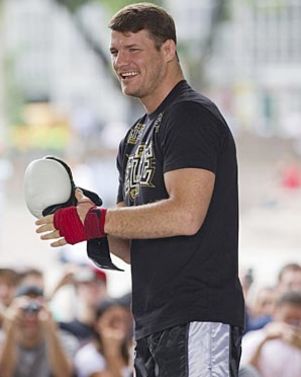 Michael Bisping will put his 23-4 record on the line against Vitor Belfort on Saturday.