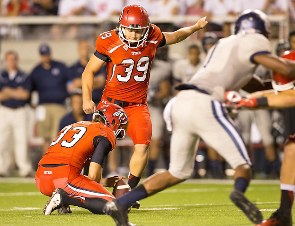 Utah kicker Andy Phillips kicked two clutch field goals to help complete the Utes' comeback.