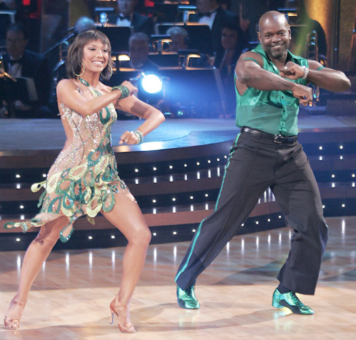 Emmitt Smith and Cheryl Burke