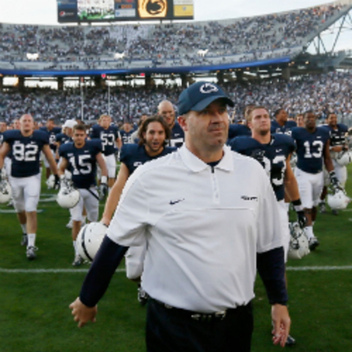 Penn State coach Bill O'Brien said the team could play a game in Ireland sometime in the near future. (Rob Carr/Getty Images)