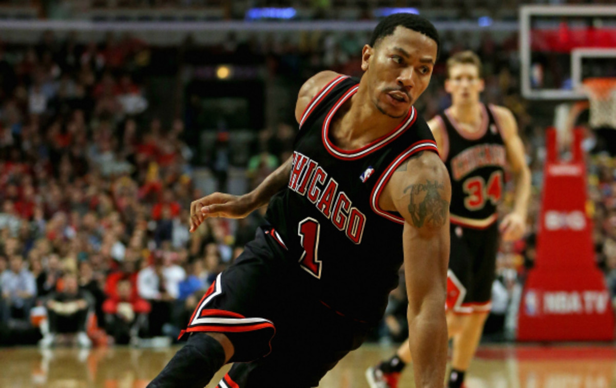 Derrick Rose has been listed as day-to-day by the Bulls. (Jonathan Daniel/ Getty Images)