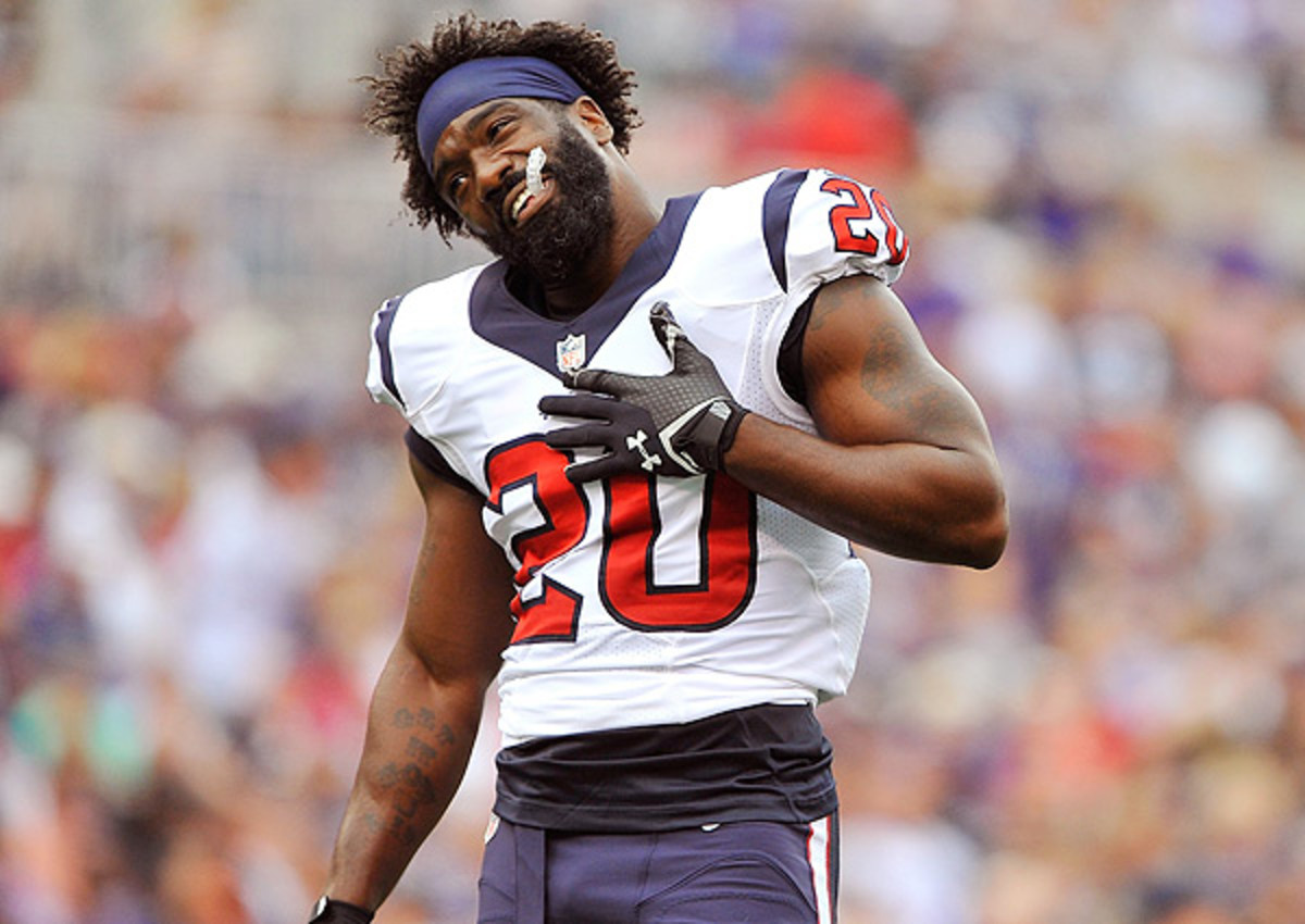 The Texans were 0-7 with Ed Reed in the lineup this season.