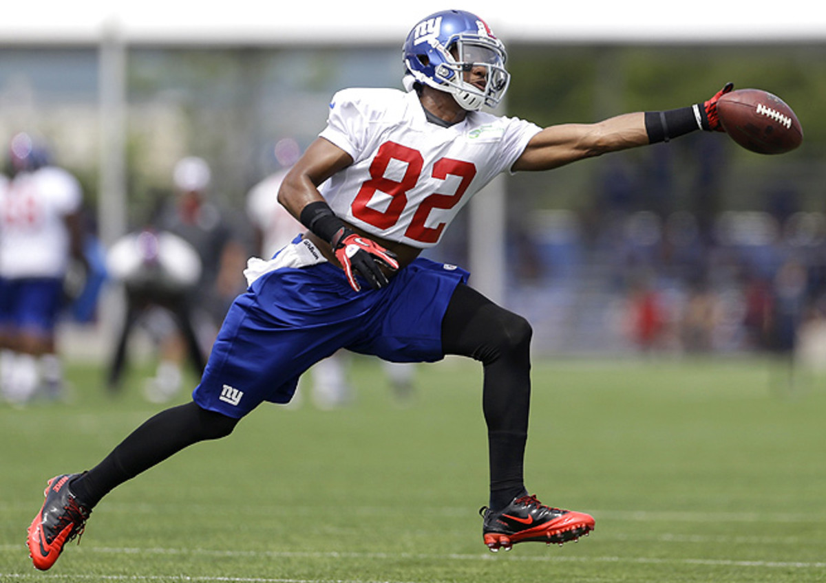 Rueben Randle is third on the Giants' depth chart, but Victor Cruz and Hakeem Nicks have struggled with injury in the past.