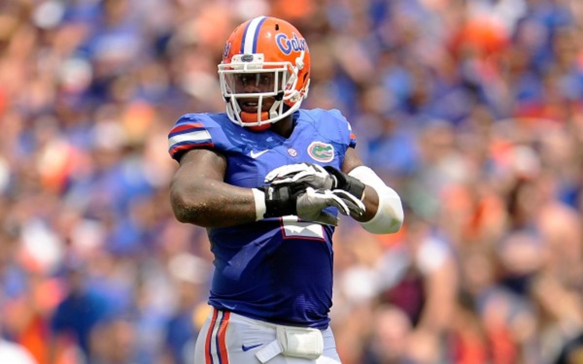 There are mixed reports about the severity of Dominique Easley's knee injury. (Stacy Revere/Getty Images)