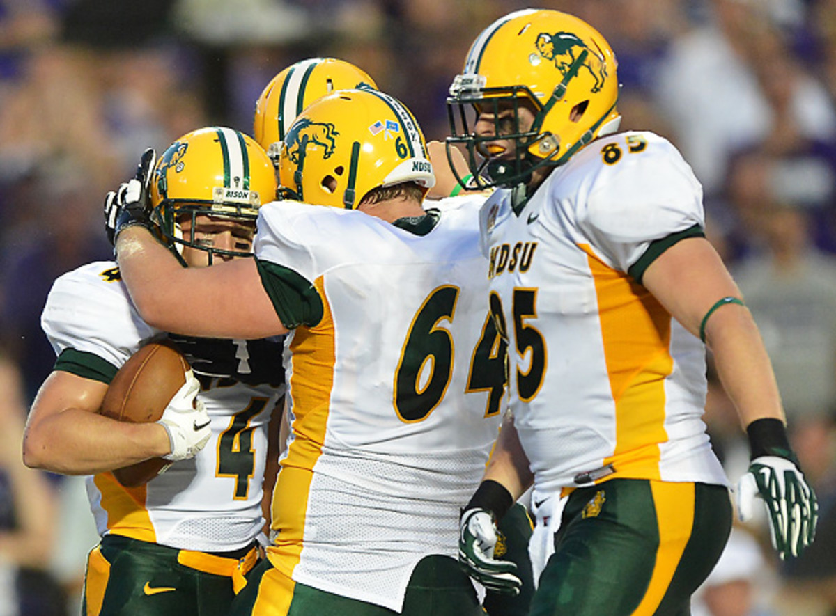 North Dakota State beat its fourth BCS team in the last four seasons when it knocked off Kansas State. (Peter G. Aiken/Getty Images)