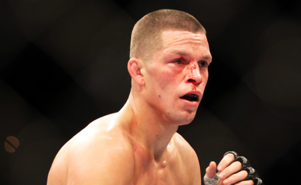 Nate Diaz called Bryan Caraway a homophobic slur after Caraway benefited from Pat Healy's fine.