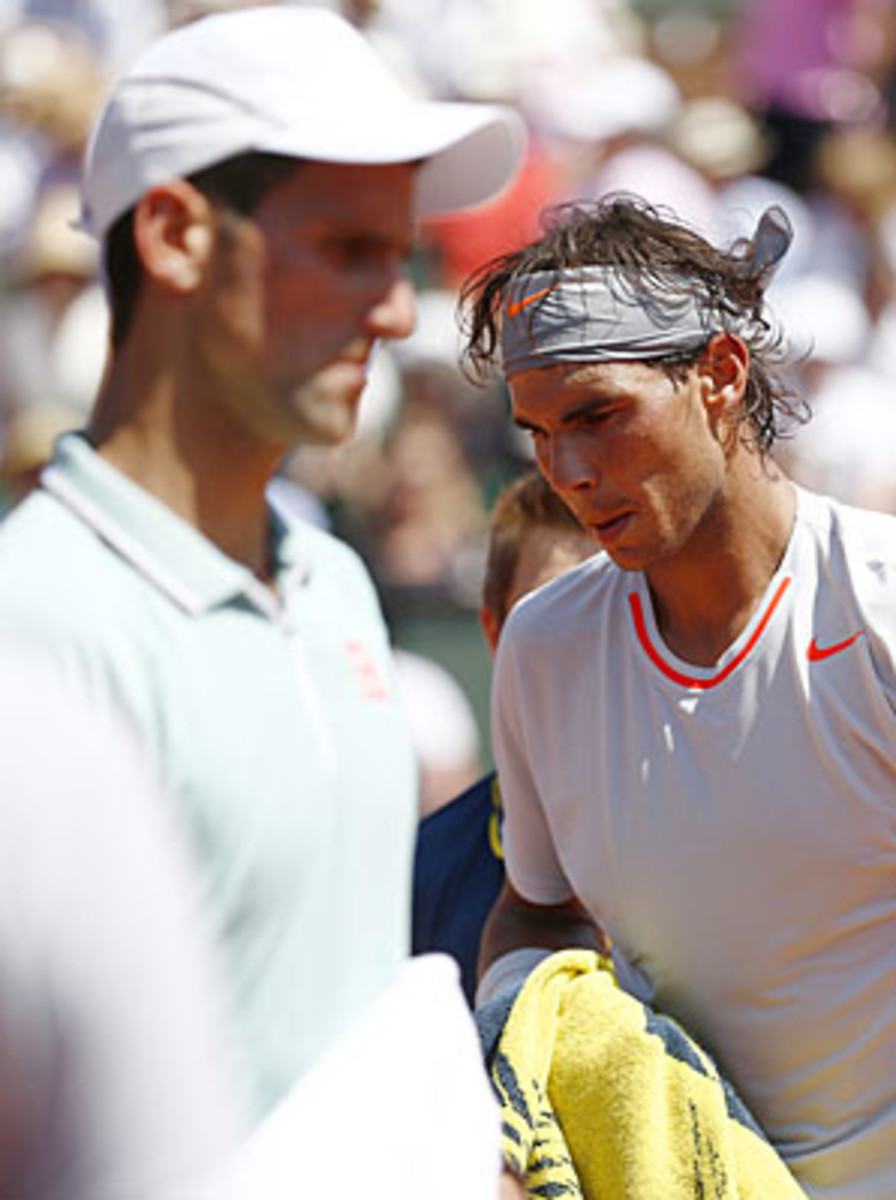 Epic rivalries: Nadal has played Djokovic more times in his career than Federer. (THOMAS COEX/AFP/Getty Images)