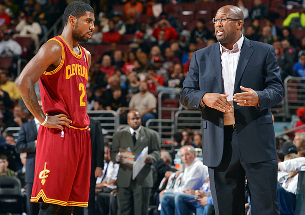 All-Star point guard Kyrie Irving and the Cavaliers are struggling under new coach Mike Brown.