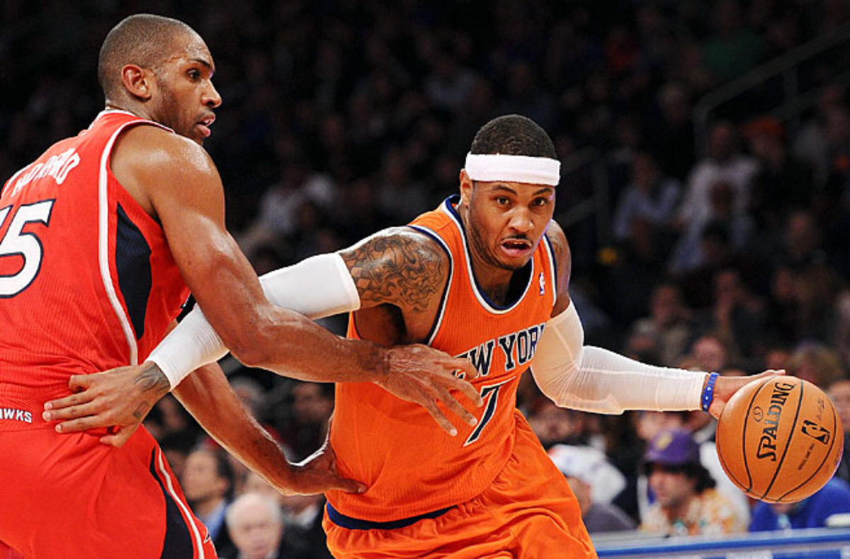 Carmelo Anthony and the Knicks are off to a 3-8 start, including 1-6 at Madison Square Garden.