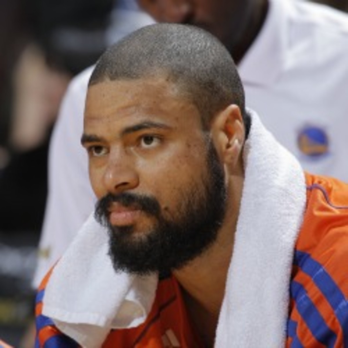 Tyson Chandler will miss his ninth straight game on Friday night (Rocky Widner/Getty Images)