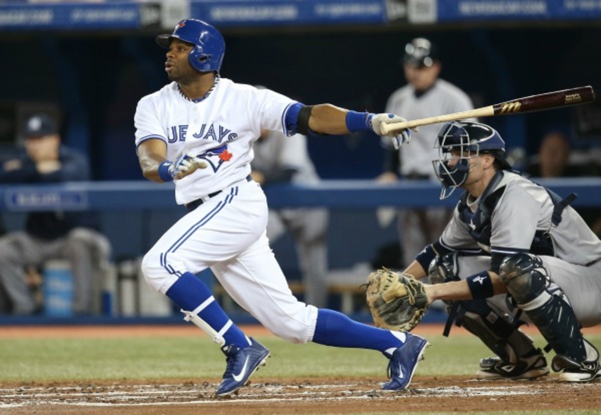 Rajai Davis gives the Tigers a righthanded platoon outfielder. (Tom Szczerbowski/Getty Images)