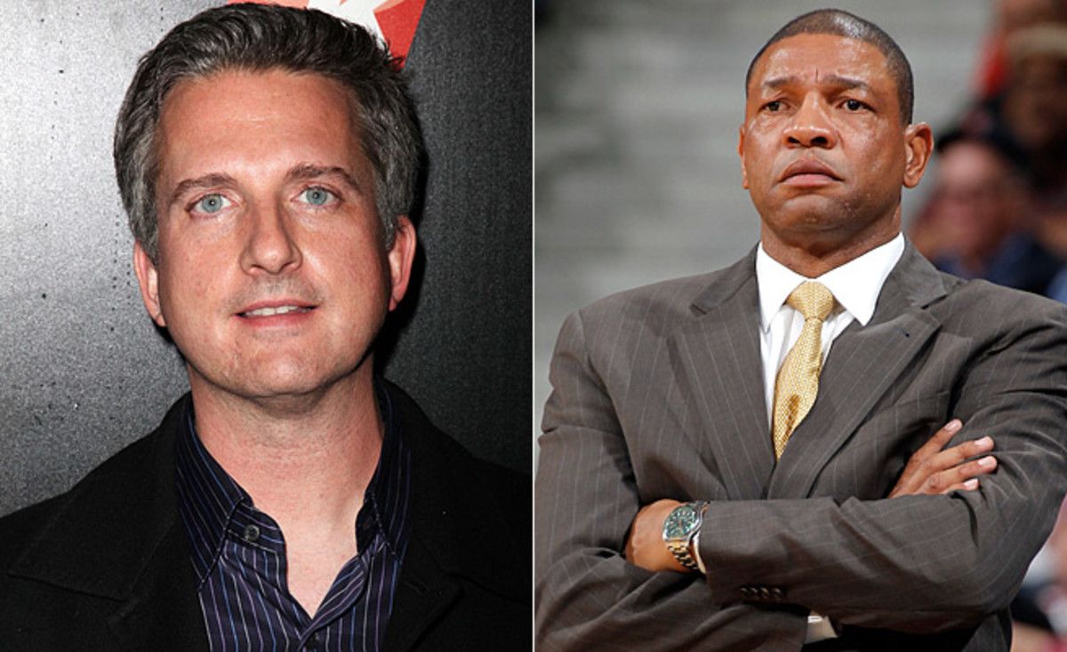 ESPN's Bill Simmons (left) was critical of Clippers coach Doc Rivers' departure from Boston.