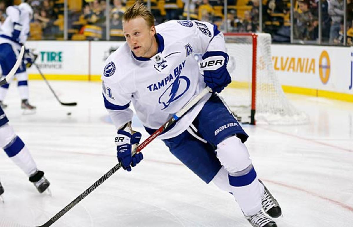 Steven Stamkos of the Tampa Bay Lighting is well ahead of schedule for his return to the NHL from a broken leg.