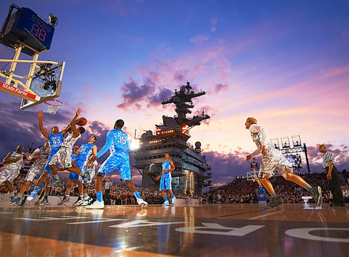 The 2011 Carrier Classic was a smashing success, but the 2012 result was disastrous. [John W. McDonough/SI]