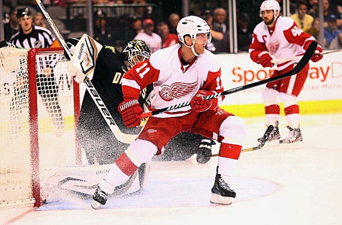Daniel Cleary of the Detroit Red Wings