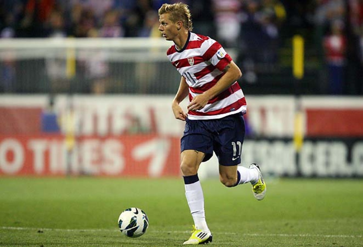 U.S. national team midfielder Brek Shea appears headed to Stoke City.