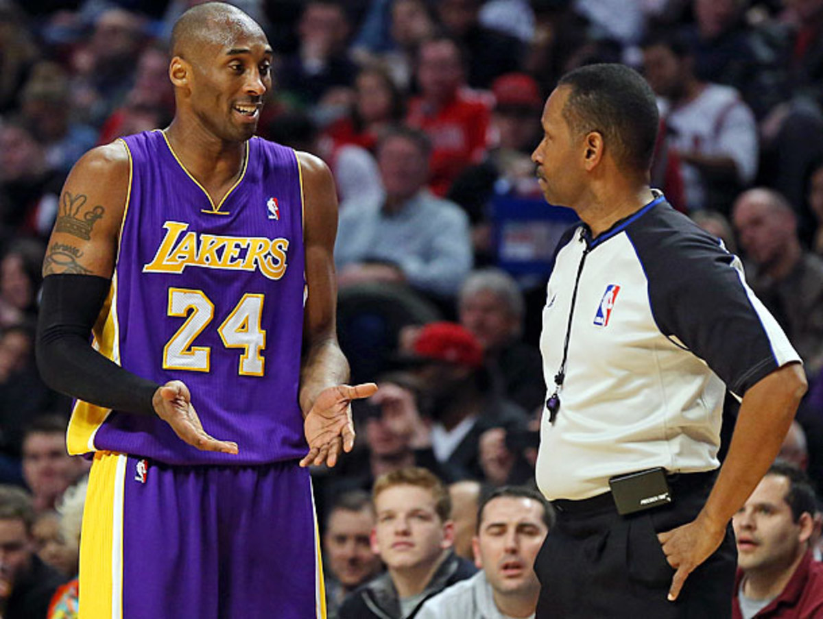 Kobe Bryant nearing suspension for technical fouls (UPDATE)