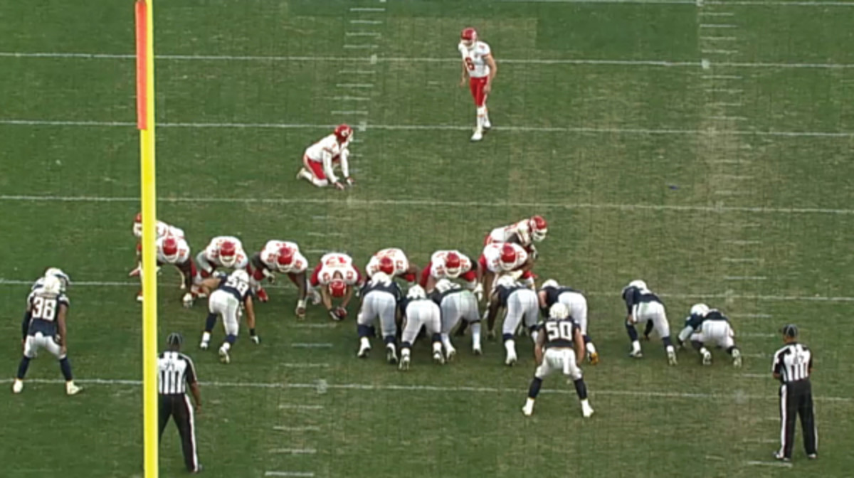 The Chargers definitely got away with one here.