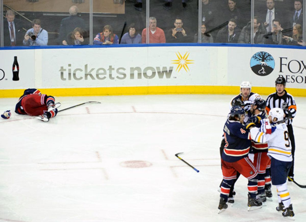 Patrick Kaleta received a five-game ban from Brendan Shanahan for his crosscheck on Brad Richards.