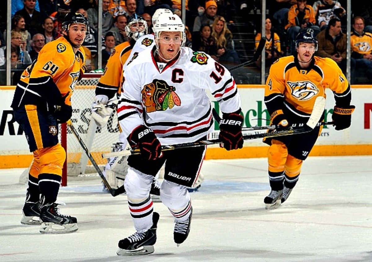 Jonathan Toews of the Chicago Blackhawks