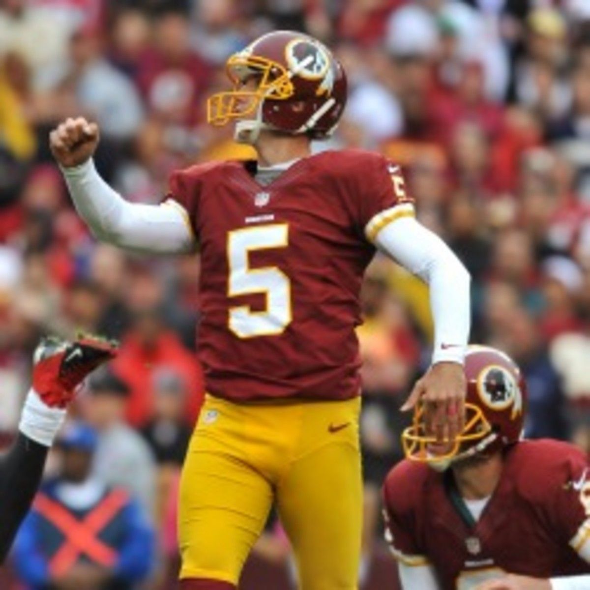 The 49ers cut kicker Billy Cundiff on Friday less than three weeks after signing him. (Larry French/Getty Images)