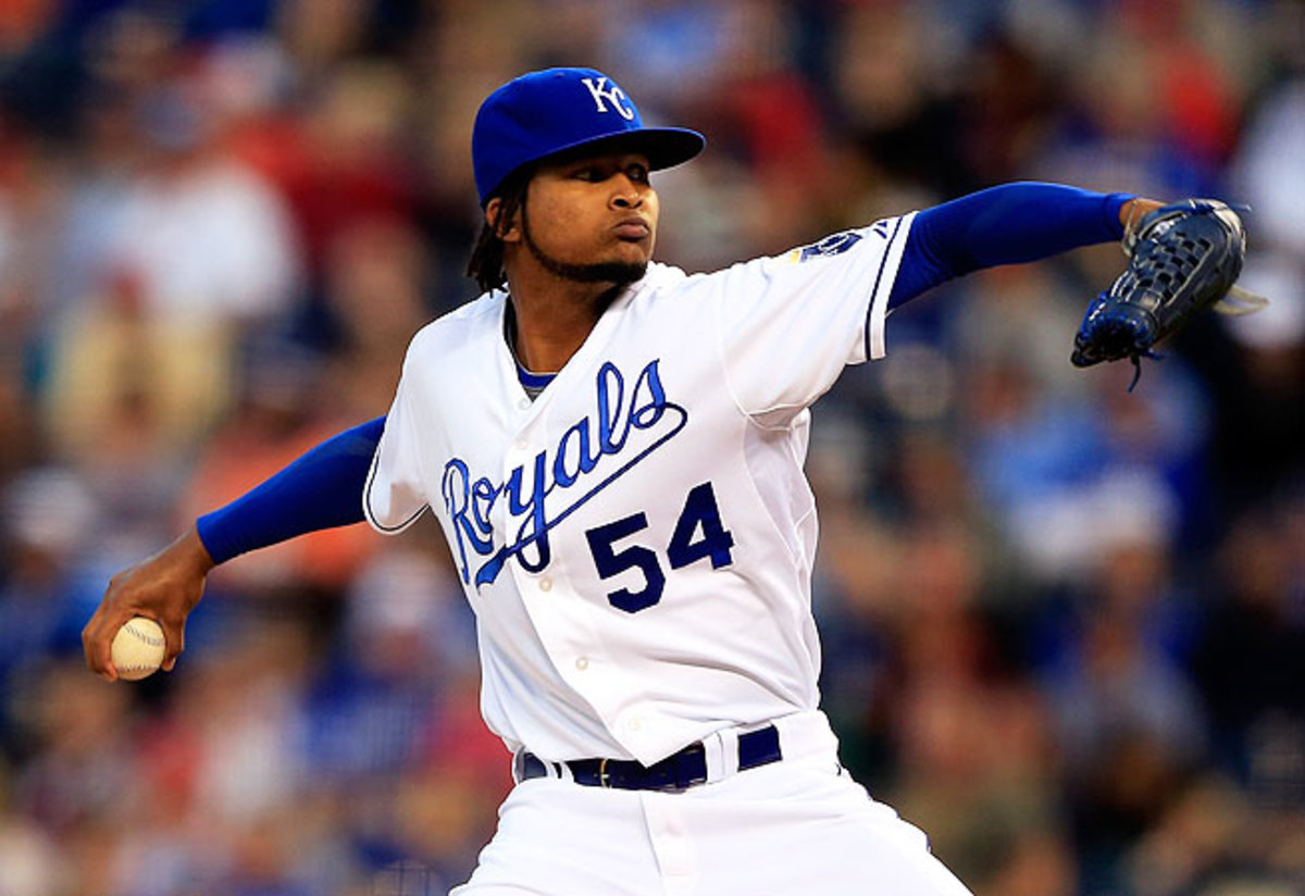 Ervin Santana recorded a career-best ERA of 3.24 for Kansas City last season.