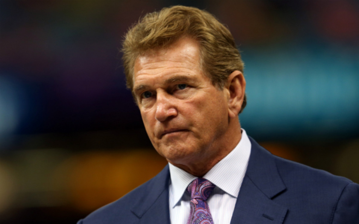 Joe Theismann thinks there's still time for LeBron James to be an NFL quarterback. (Mike Ehrmann/Getty Images)