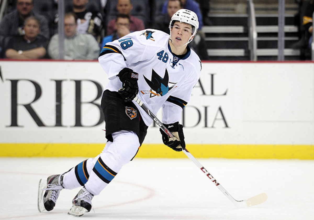 Tomas Hertl has proved to be one of the NHL's top rookies and a solid contributor for San Jose.