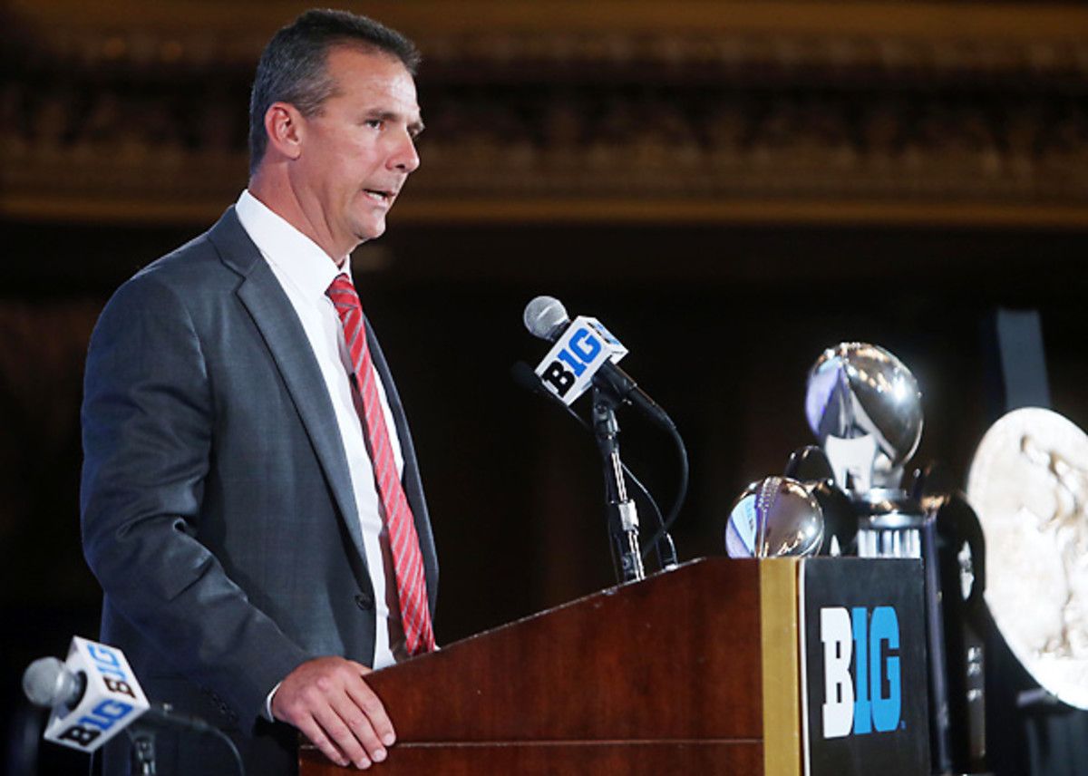 Urban Meyer at Big Ten media days