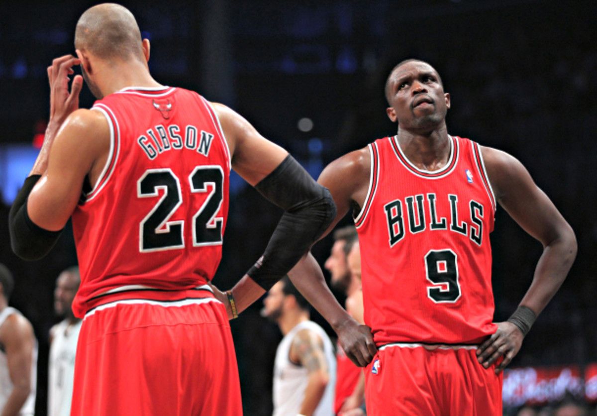 Luol Deng (right) might not stay with the Bulls beyond this season. (Scott Strazzante/Chicago Tribune/MCT via Getty Images)
